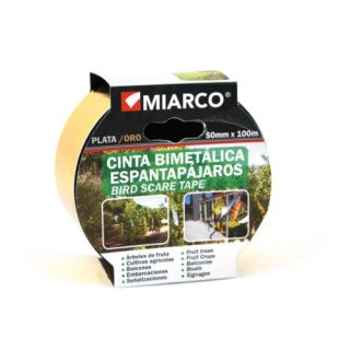 CINTA ESPANTAPAJAROS BIMETALIC 50MMX100M