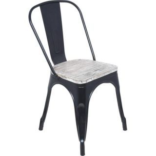 SILLA BAR METAL NEGRO 36X84CM