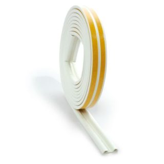 BURLETE ADHESIVO «P» BLANCO 6 MT. 9X5,5MM