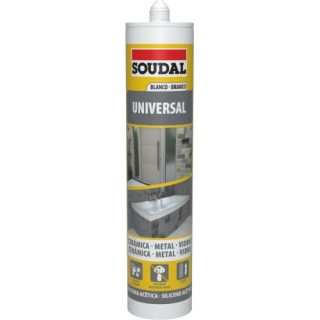 SILICONA BLANCA UNIVERSAL 280ML SOUDAL