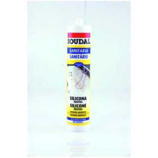 SILICONA BLANCA SANITARIA 300ML SOUDAL