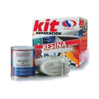 KIT REPARACION N.1 C/FIBRA (RESINA+FIBRA+CATALIZ.)