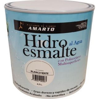 HIDROESMALTE MATE BLANCO 250ML C/POLIURETANO