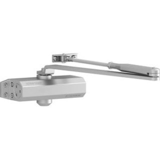 CIERRAPUERTAS DC110 EN3 PLATA C/RETENEDOR