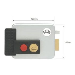 CERRADURA ELECT.SOPREP.IZQ. LLAVE SEGURIDAD