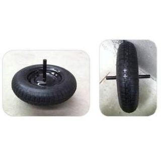 RUEDA NEUMAT.C/EJE LLANTA METAL.350/8