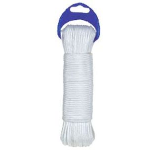 MADEJA CUERDA PE TRENZ. 20MTS. BLAN. C/ALMA 3MM