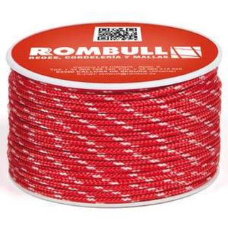 ROLLO CORDON POLIEST.2,5MM 60MT. ROJO FANTASIA PE