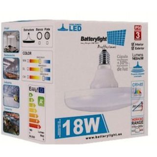 LAMPARA LED REFLECTORA UFO 18W 6500K