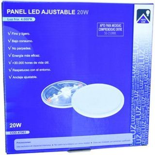 DOWNLIGHT LED RED. AJUSTABLE 20W 6000K BL.50-210MM