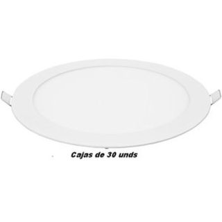 DOWNLIGHT LED REDONDO PLANO 18W 6000K 1280LM BLANC