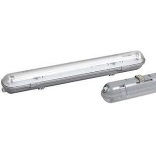 PANTALLA ESTANCA P/LED 2X18W P/TUBO 120CM