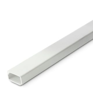 CANALETA 2 MTRS 21X11,5MM C/TAPA BLANCA ADHS.