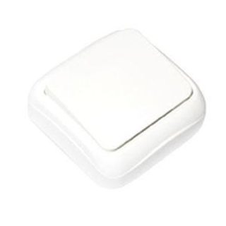 CONMUTADOR SUPERFICIE BLANCO