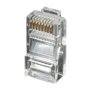 CONECTOR RJ45 8 VIAS TELEFONO TRANSP.