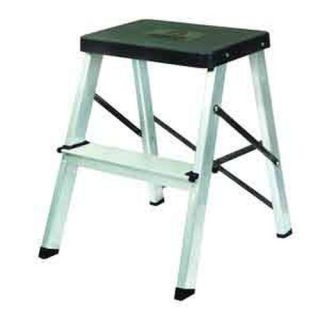 TABURETE 2 PELDAÑOS ALUMINIO