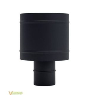 ANTIRREVOCANTE VERTICAL ESTUFA PELLET DE 80MM VITR