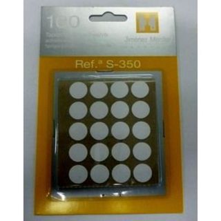 TAPON ADHESIVO BLANCO LISO (CENTENAS)