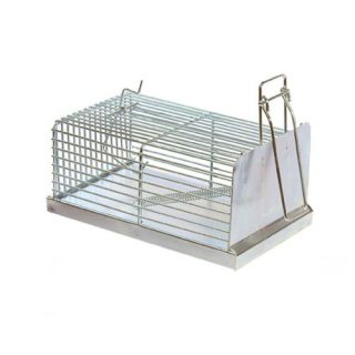 JAULA TRAMPA P/RATAS ZINC.200X120X90