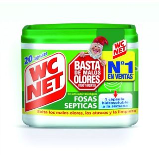 DESATASCADOR FOSAS SEPTICAS 20 BOLSITAS WC NET