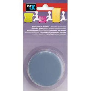 DESLIZADOR MUEBLE ADHES. REDONDO 63MM GRIS (4 UDS)
