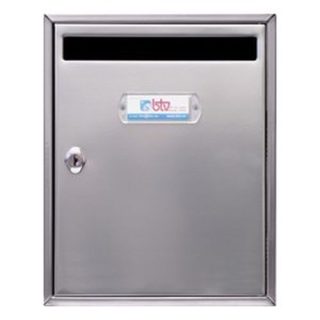 BUZON TEIDE VERTICAL PLATA