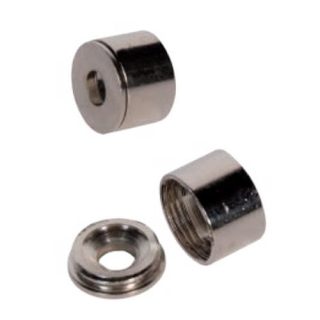 SOPORTE STOR LISO LATON 16MM CROMADO (100 UNIDADES)