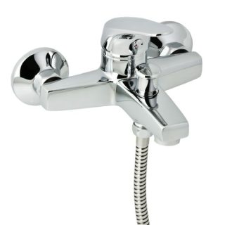 MONOMANDO BAÑO-DUCHA CROMADO GE2 +FLEXO