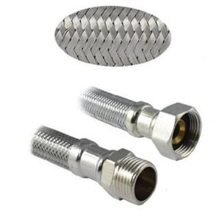 CONEXION INOX. CALENTADOR M1/2-H3/4 30CM D.19MM