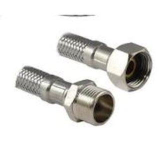 JGO.CONEXION INOX.3/8H-M10/100 35CM P/MONOMANO