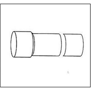 TUBO BAJANTE 2 MTS./80 COLOR COBRE P/CANALON