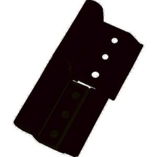 BISAGRA 6813 DCHA.ALUMINIO NEGRO