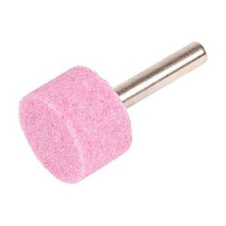 MUELA CILINDRICA C/VASTAGO 6MM 25X15