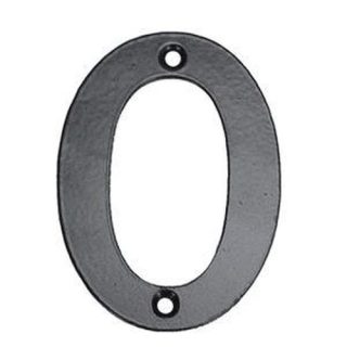 NUMERO 0 HIERRO FORJADO 100X5 MM.