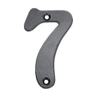 NUMERO 7 HIERRO FORJADO 100X5 MM.