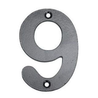 NUMERO 9 HIERRO FORJADO 100X5 MM.