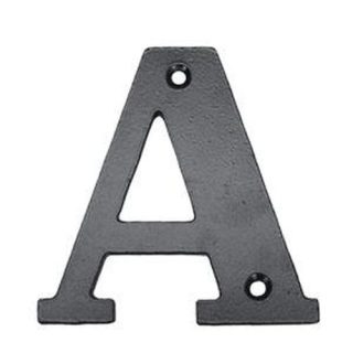 LETRA A HIERRO FORJADO 100X5 MM.