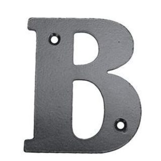 LETRA B HIERRO FORJADO 100X5 MM.
