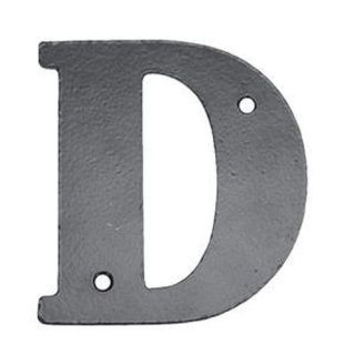 LETRA D HIERRO FORJADO 100X5 MM.