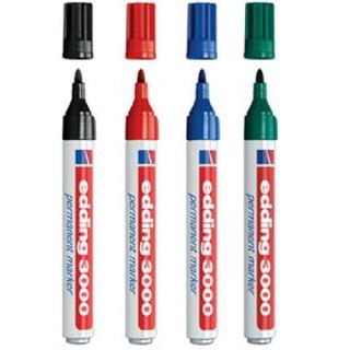 ROTULADOR PERMANENTE AZUL EDDING 3000