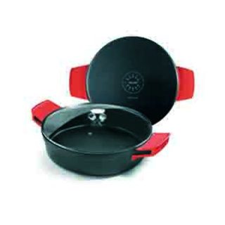 GUISERA C/TAPA EXELLENT TITANIO 32CM INDUCC.