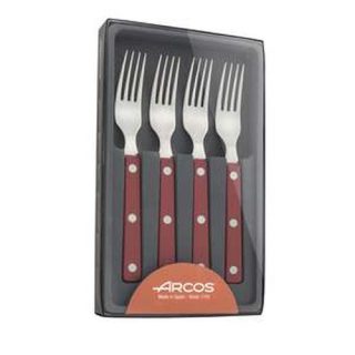 JUEGO 4 TENEDORES CHULETEROS M/PLASTICO