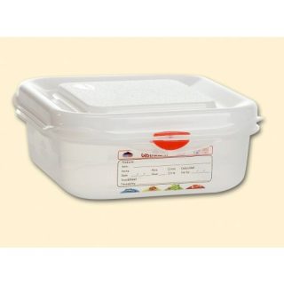 HERMETICO GASTRONORM 1/6 1,1 LT.TRANSP.