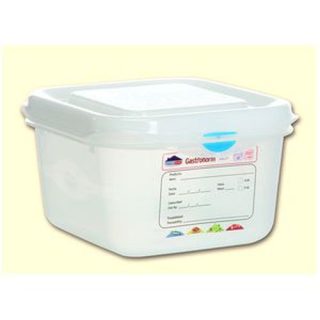 HERMETICO GASTRONORM 1/6 1,7 LT.TRANSP.