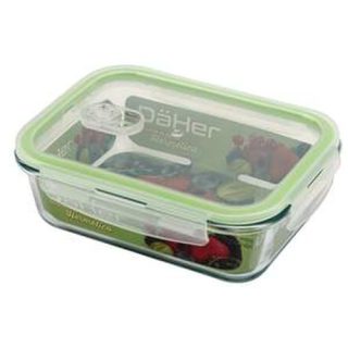 HERMETICO RECTANG. CRISTAL 1000ML C/VALVULA ACTIVA