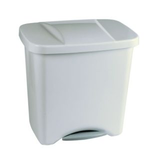 CUBO PEDAL 50 LTS ECOLOGICO BLANCO