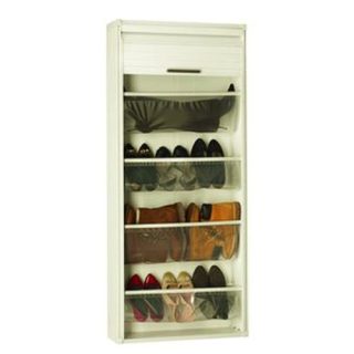 ZAPATERO RESINA 4ESTANTES PUERTA CORREDERA