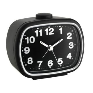 RELOJ SOBREMESA MECANICO NEGRO