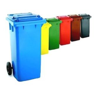 CONTENEDOR 120 LTRS C/RUEDA VERDE (IMPORTACION)