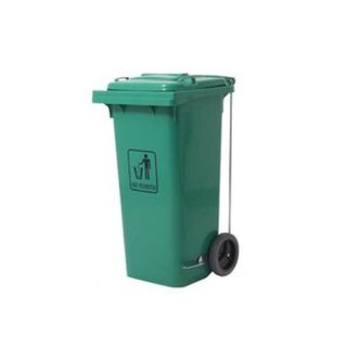 CONTENEDOR 120 LTRS VERDE C/RUEDA Y PEDAL